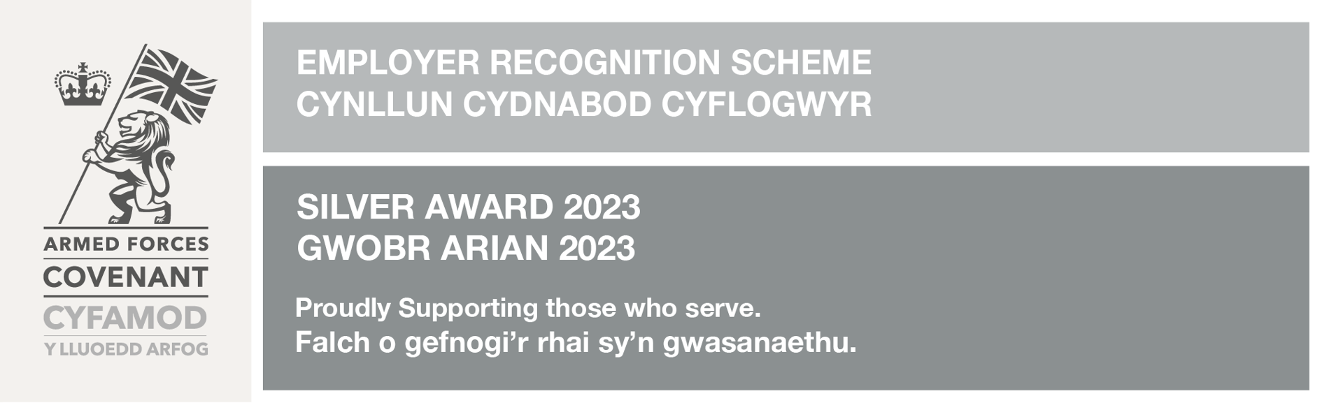Silver Employer Recognition Scheme Award banner