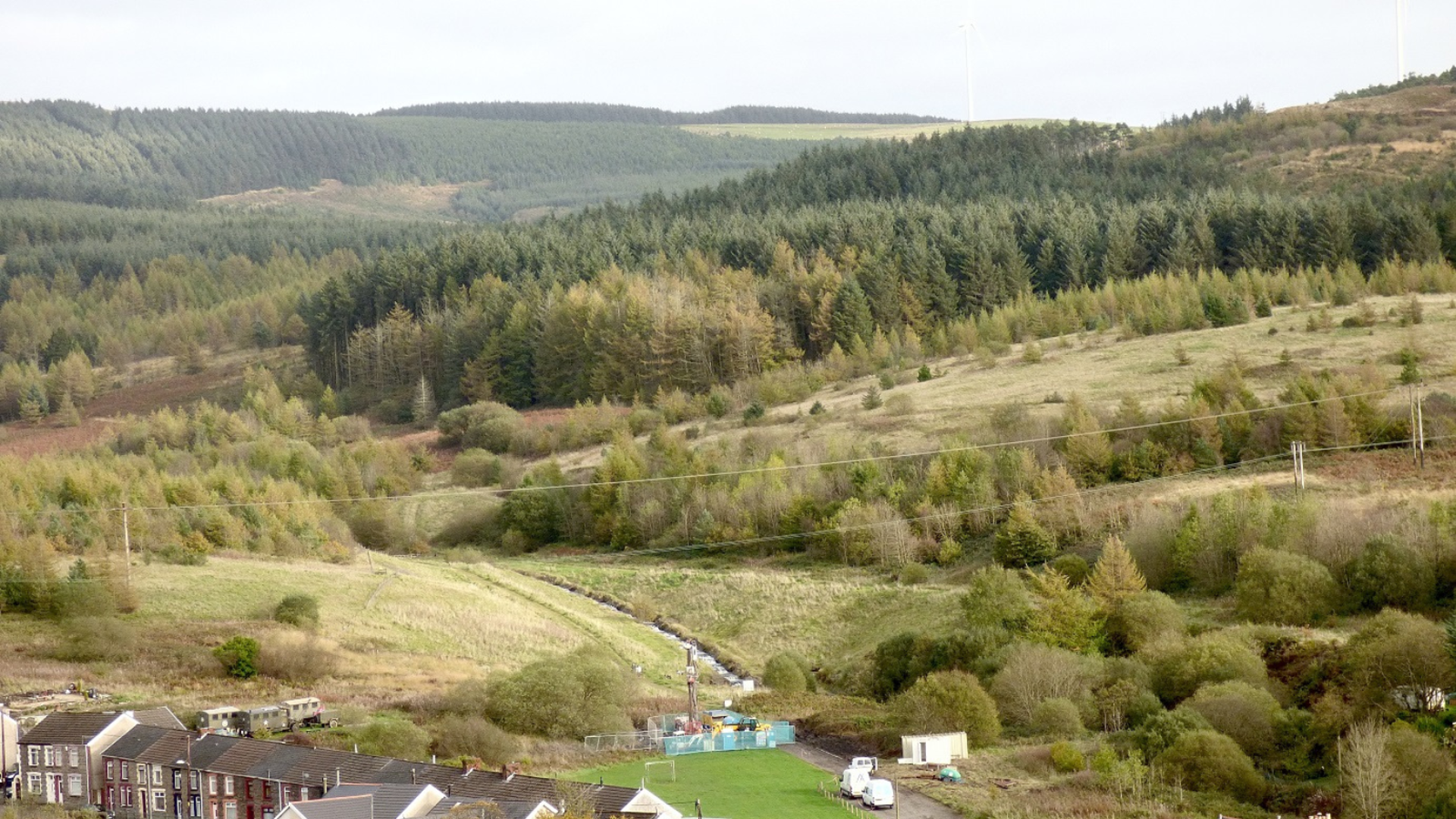 Caerau landscape