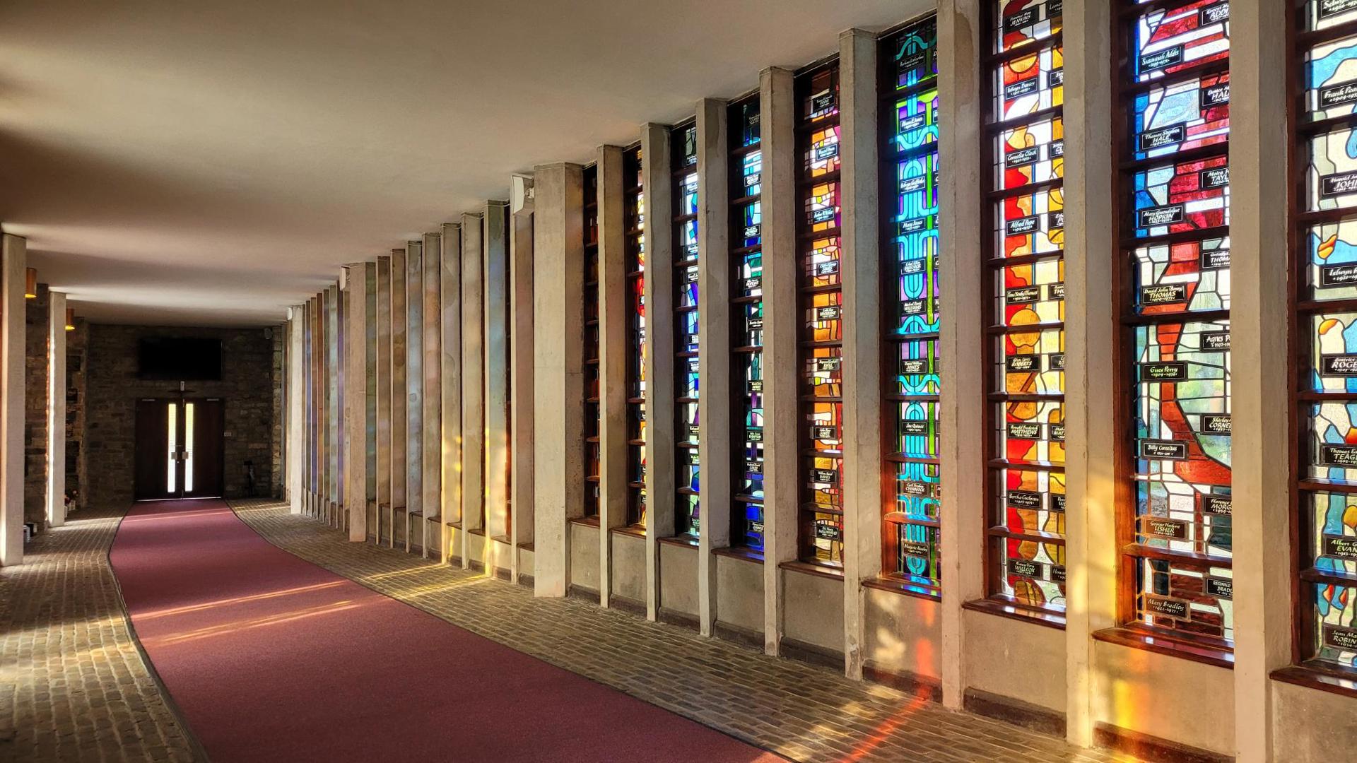 Memorial stained glass windows