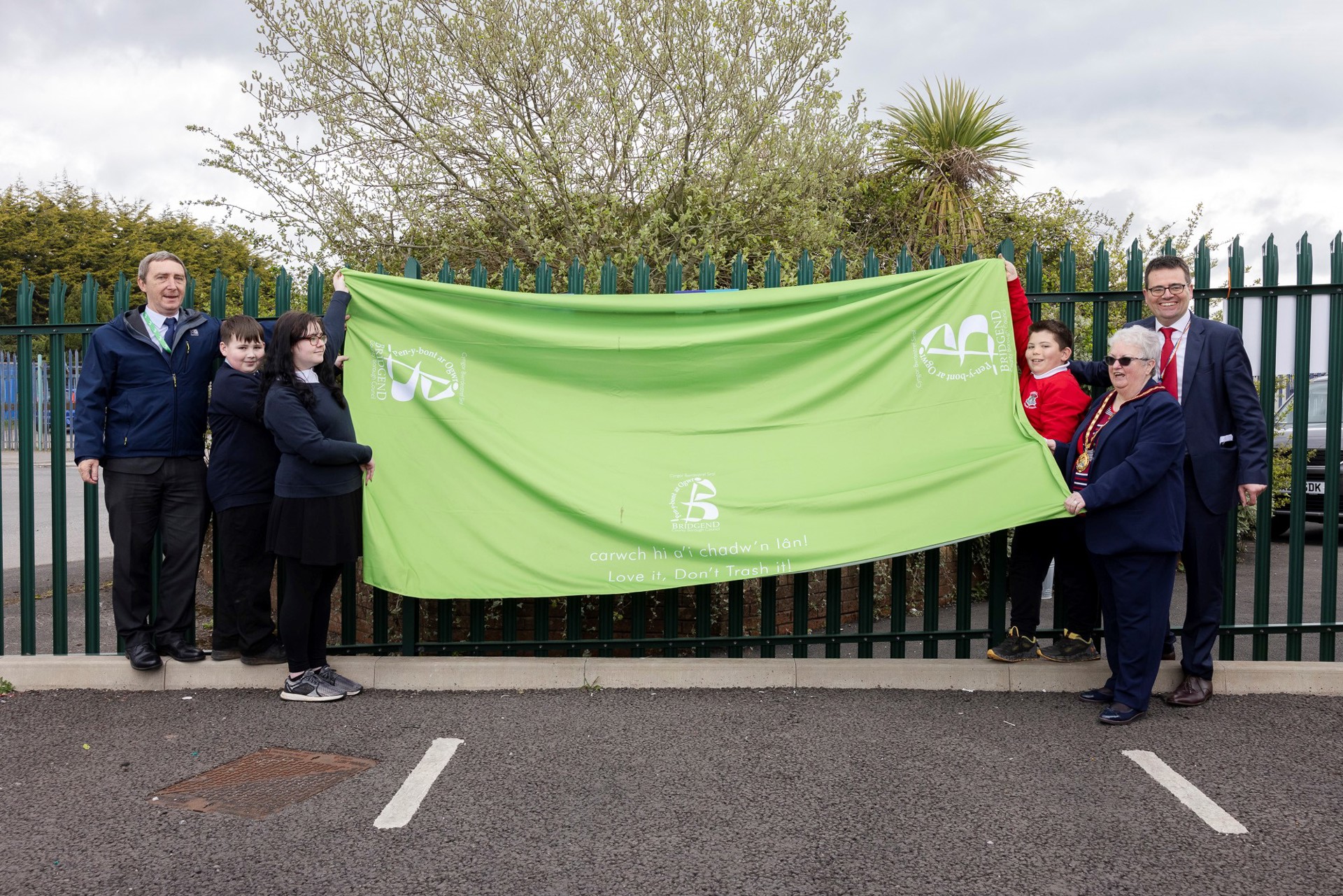 Opening of community recycling centre in Pyle