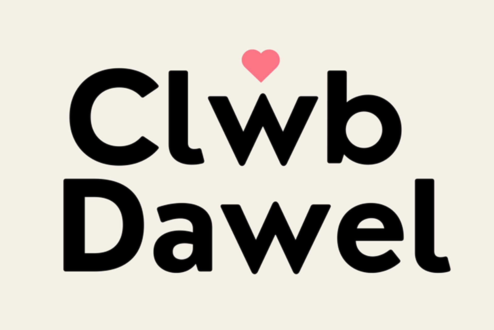 Clwb Dawel graphic