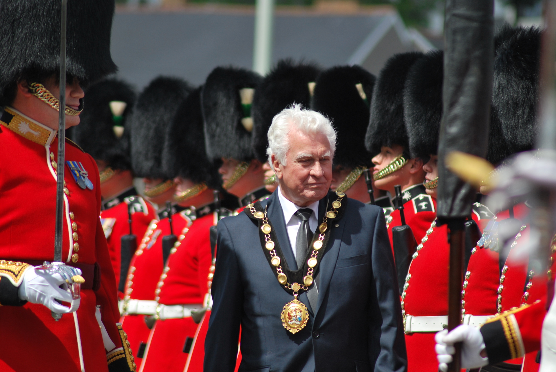 Welsh Guards parade