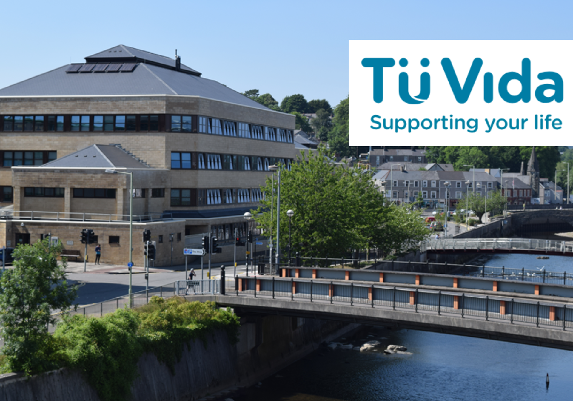 Tu Vida logo and Civic Offices