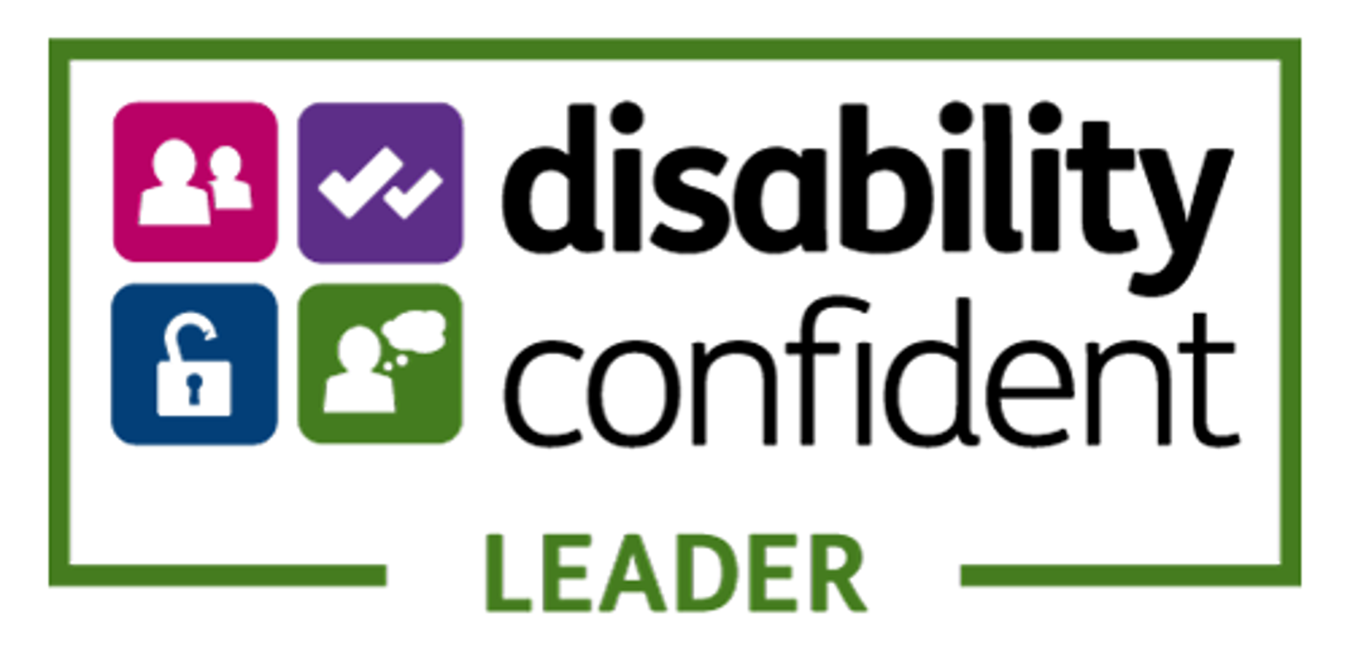 Disability Confident employer logo